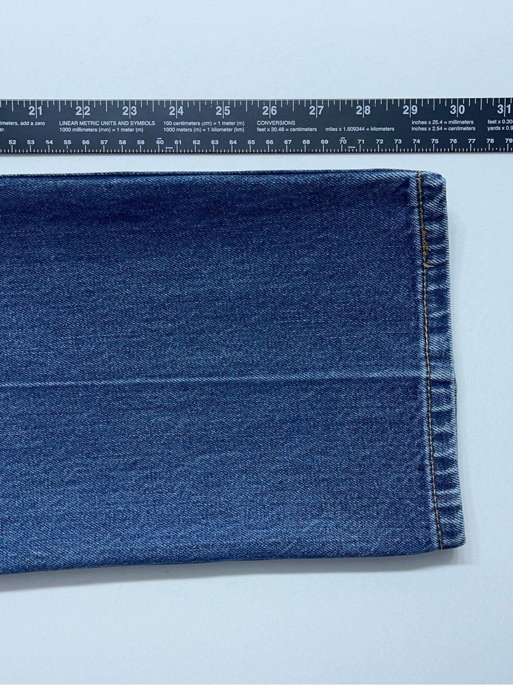 Levi’s 505 Jeans Mens 36x30 Blue Denim Custom Bead - Picture 15 of 16